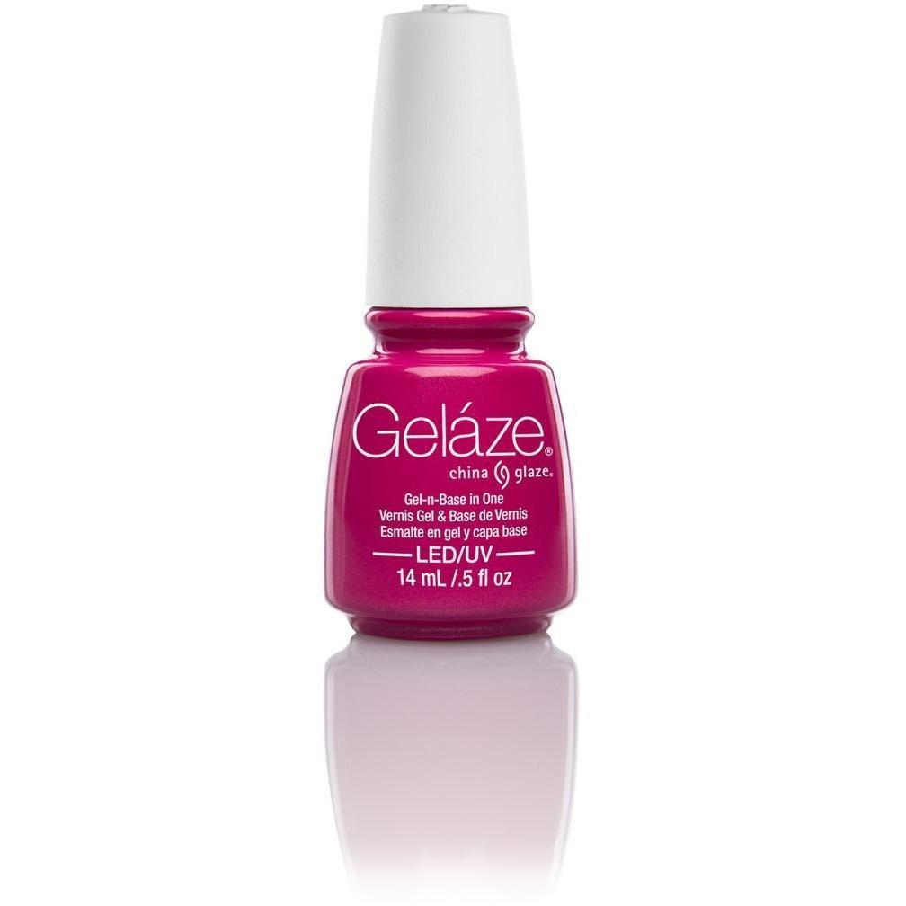 China Glaze Gelaze Caribbean Temptation Nail Polish - 0.5 oz (#81639) - Long Lasting Gel-Like Shine for Manicures & Pedicures, Perfect for Summer Vacations & Beach Parties
