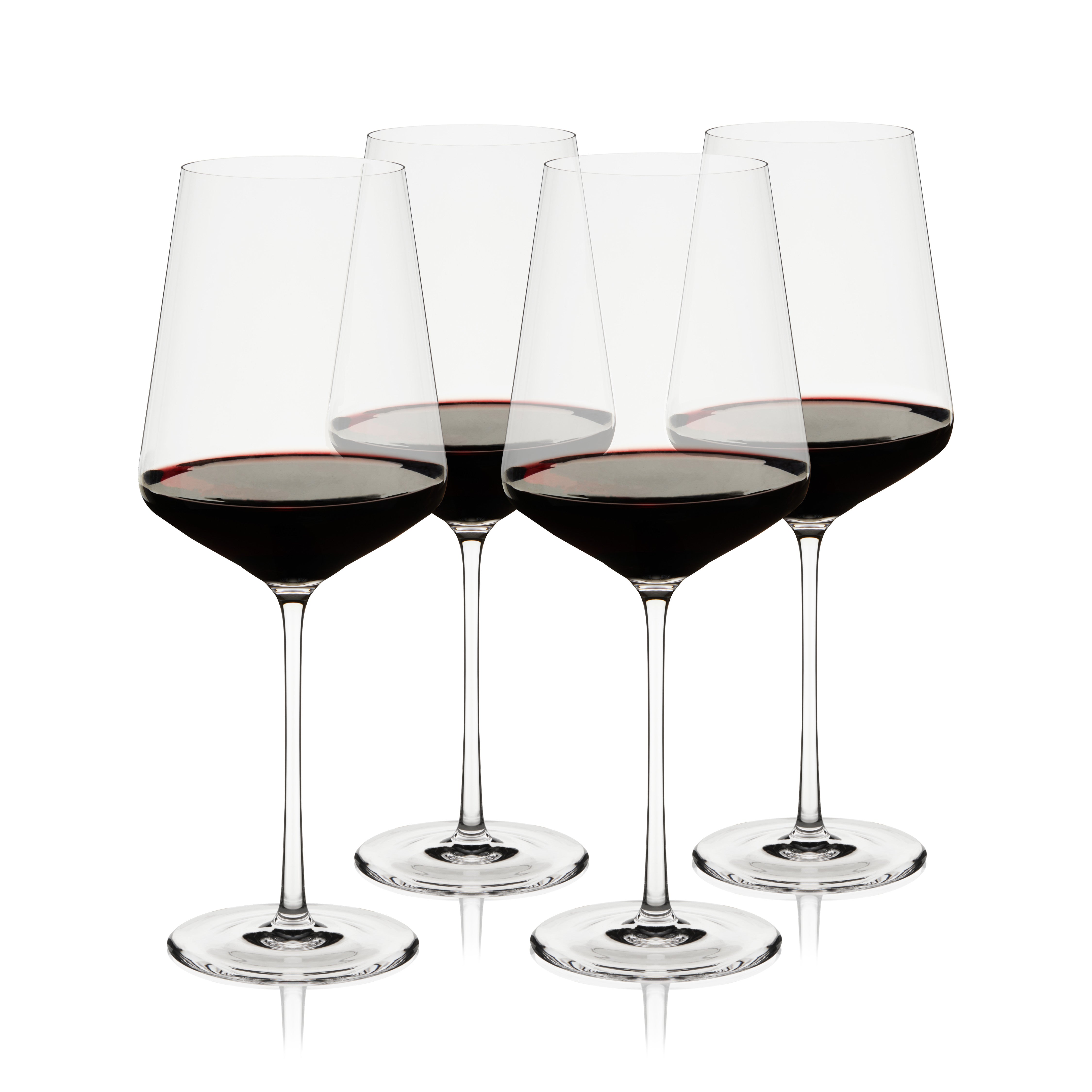 Premium Universal Wine Glasses Set of 4 - Elegant Stemware for Red, White & Sparkling Wine - Perfect for Dinner Parties, Weddings & Home Entertaining