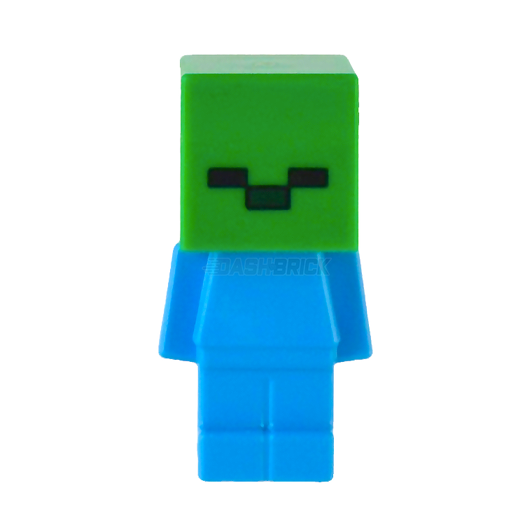 LEGO Minifigure Baby Zombie & Chicken Jockey - Minecraft Building Toy for Kids & Collectors | Perfect for Minecraft Themed Play, Display & Gift Giving