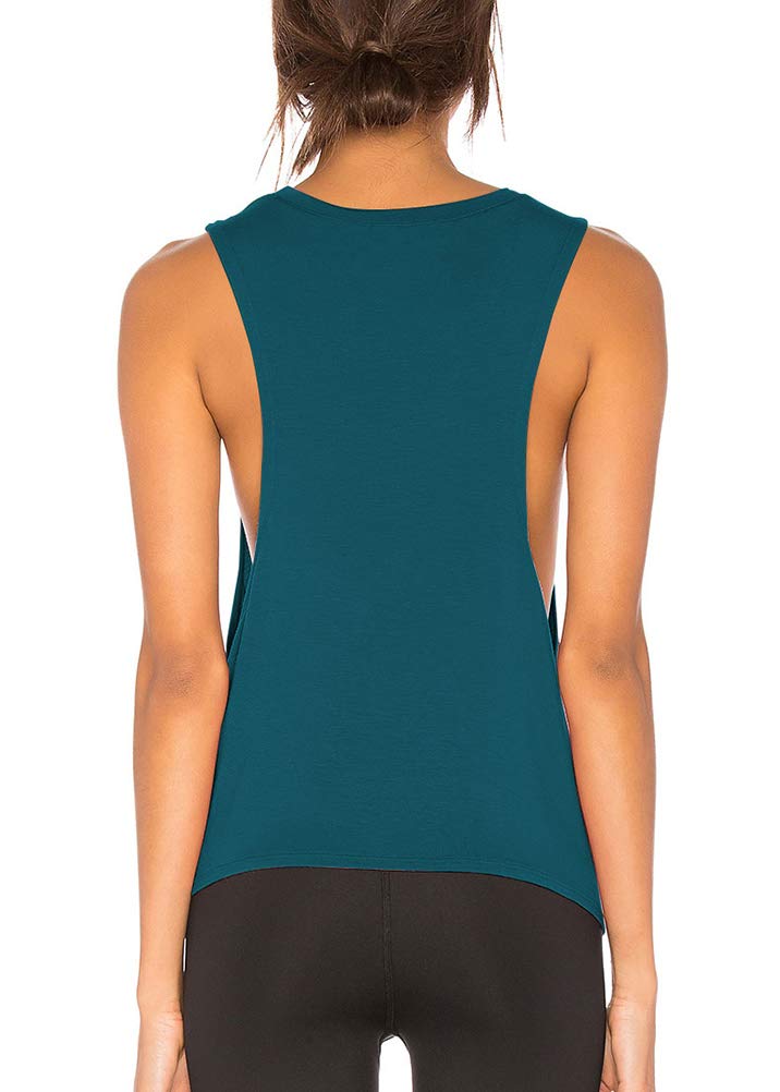 Bestisun Women's Sexy Workout Tank Tops - Yoga Clothes with Tie Knot Design, Athletic Gym Shirts & Crop Tops for Yoga, Running, Gym & Casual Wear