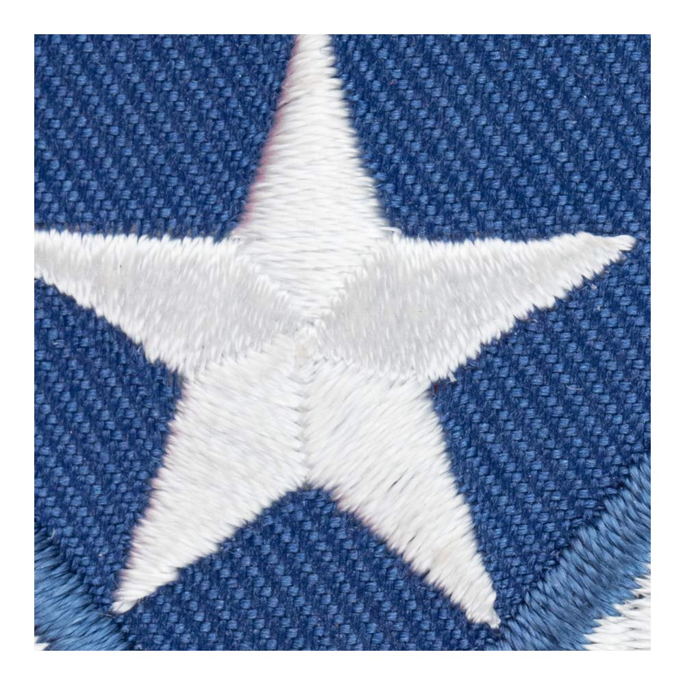 Puerto Rico Flag Shield Patch - Latin America Flag Patches for Jackets, Bags & Uniforms - Embroidered Iron-On Applique for Military, Police & Patriotic Events