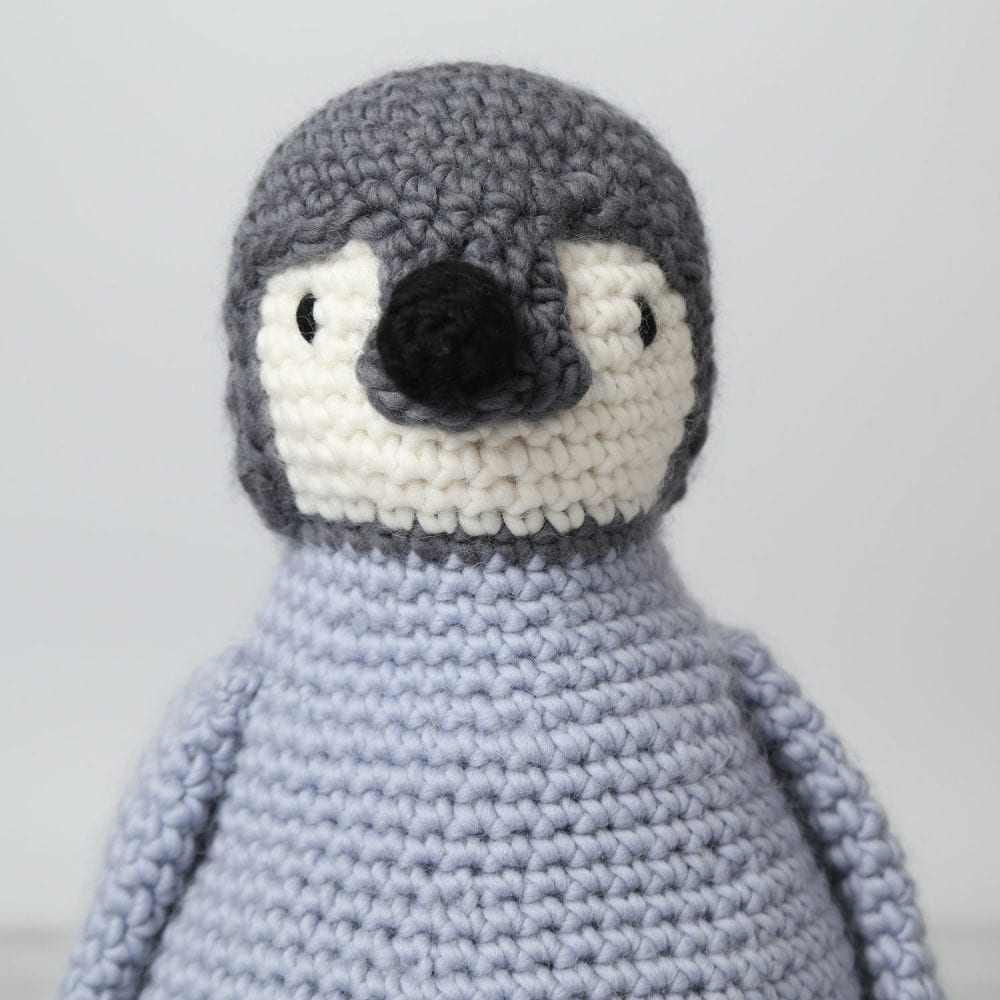 Giant Mr Penguin Crochet Kit - Complete DIY Crochet Set for Beginners & Advanced, Includes Yarn & Instructions - Perfect for Home Decor, Gifts & Craft Projects