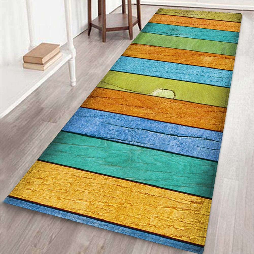 Non-Slip Absorbent Bathroom Door Mat - Super Soft Microfiber Bedroom Rug - Waterproof Home Decor for Bathroom, Balcony, Living Room - 40x120cm - Perfect for Wet Areas & High Traffic Zones