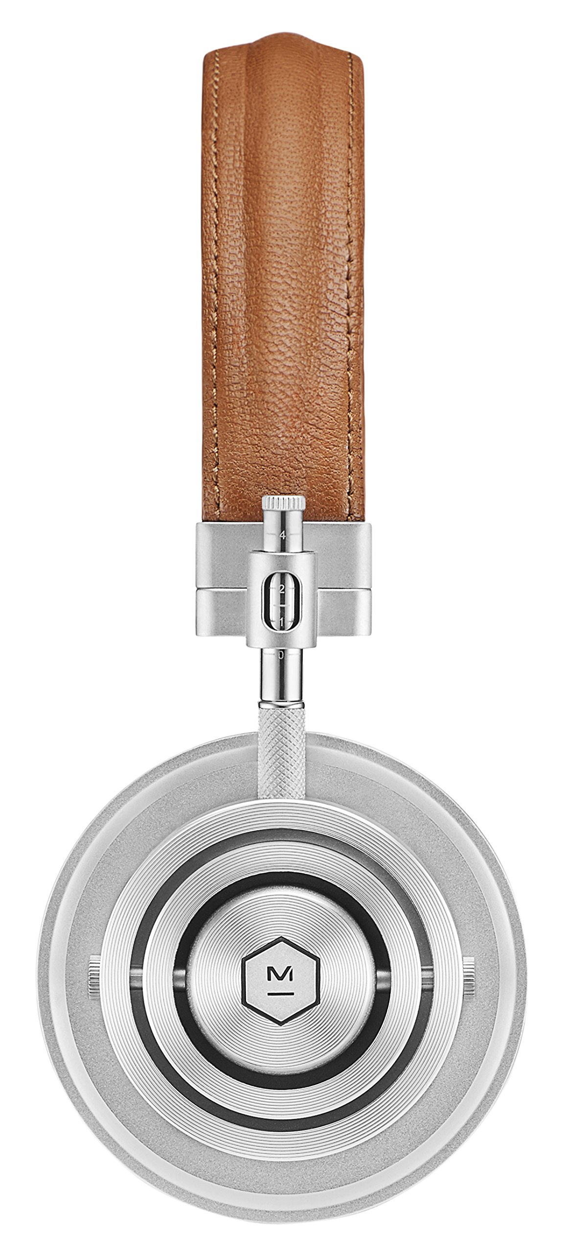 Master & Dynamic MH30 Foldable Premium Leather On-Ear Headphones - Hi-Fi Sound, Luxury Brown Leather Design (Renewed) - Perfect for Travel, Office & Home Listening