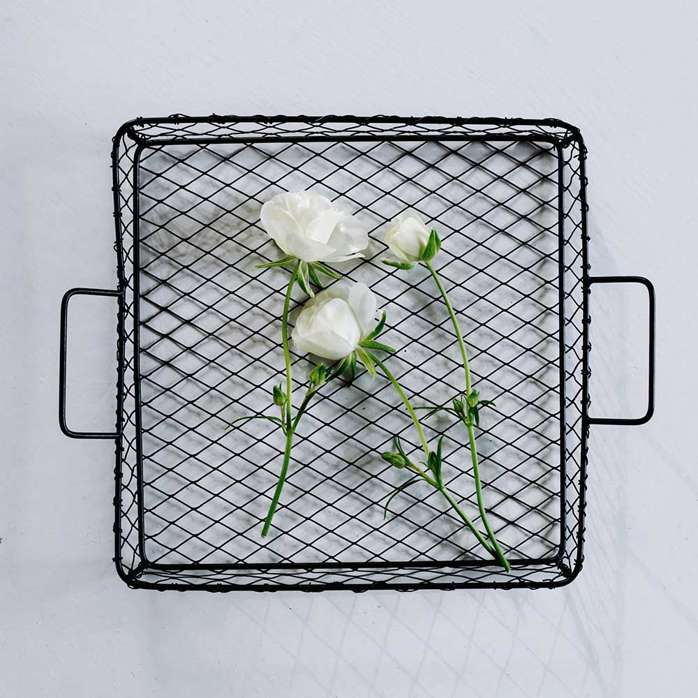 Stainless Steel Mesh Tray - Heavy Duty Wire Rack for Baking, Cooling & Organizing - Perfect for Oven, Grill, Pantry & Kitchen Storage