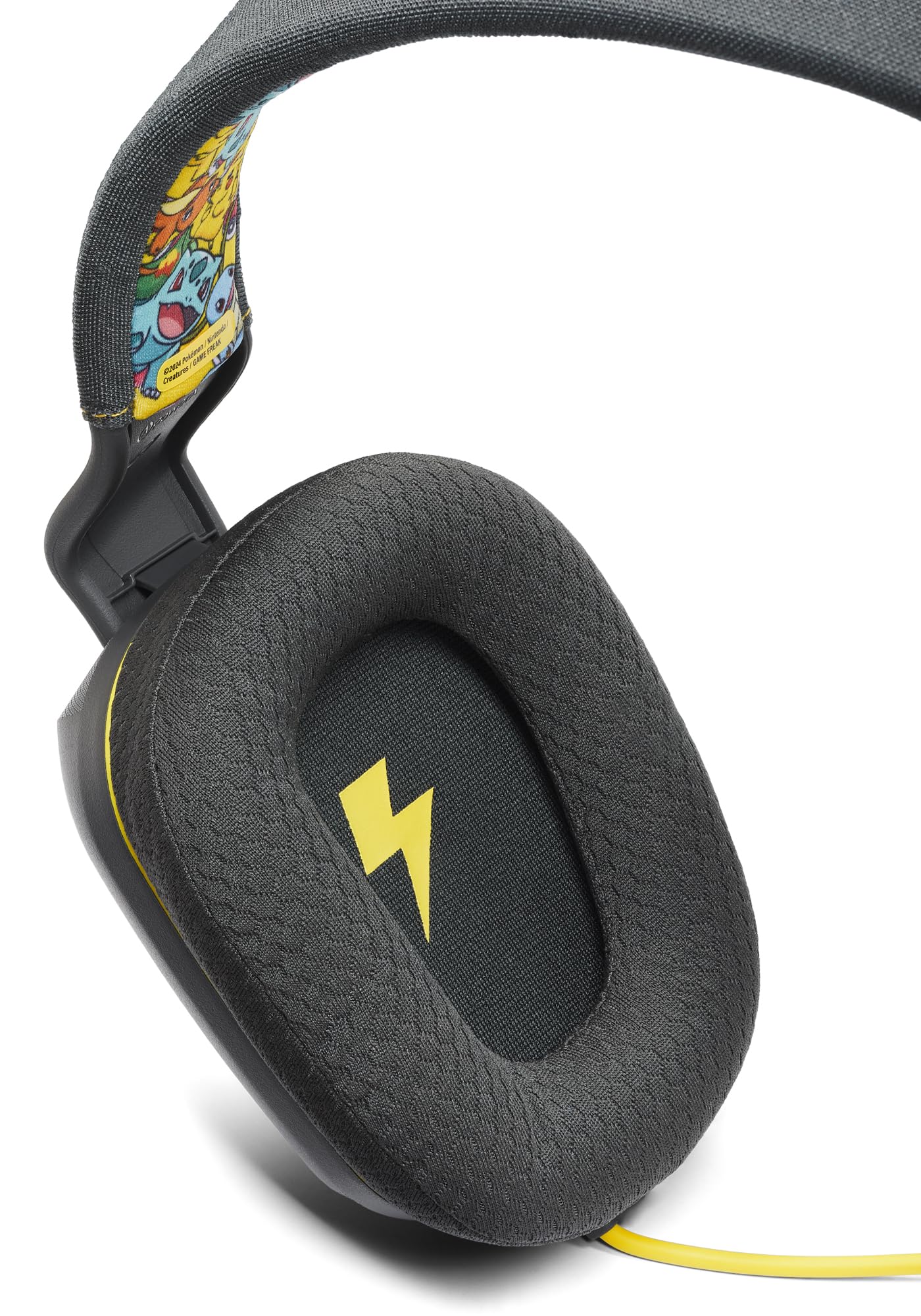 PowerA Wired Stereo Gaming Headset for Nintendo Switch - Officially Licensed Pokémon: Kanto Friends Design, 3.5mm Audio Jack, Comfortable Over-Ear Headphones - Perfect for Switch Gaming, Online Play & Travel