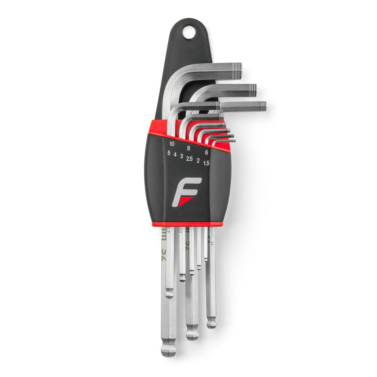 Feedback Sports Hex Wrench Set - 9-Piece Metric & SAE Allen Key Set for Bikes, Motorcycles & Furniture Assembly - Durable Steel Tools for Home & Professional Use