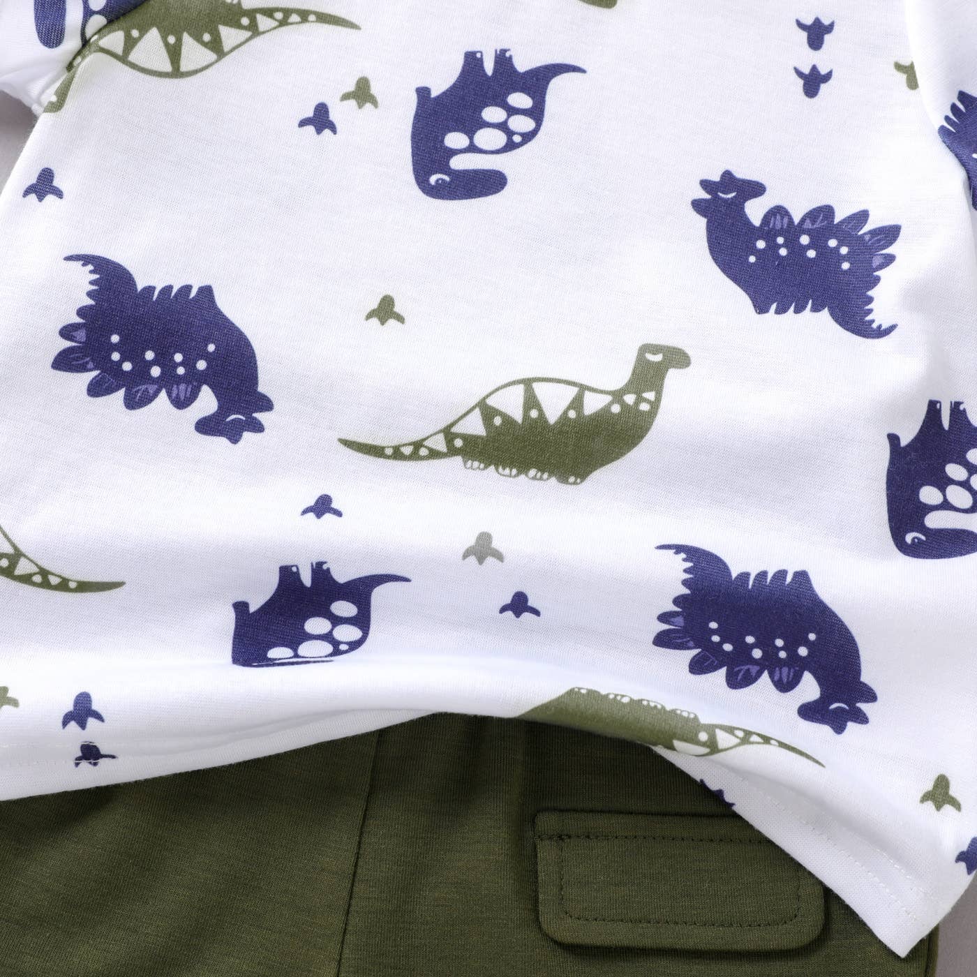 Dino Baby Boy Outfit Set - Cute Dinosaur Themed Clothes for Toddlers - Perfect for Playtime, Birthday Parties & Photo Shoots