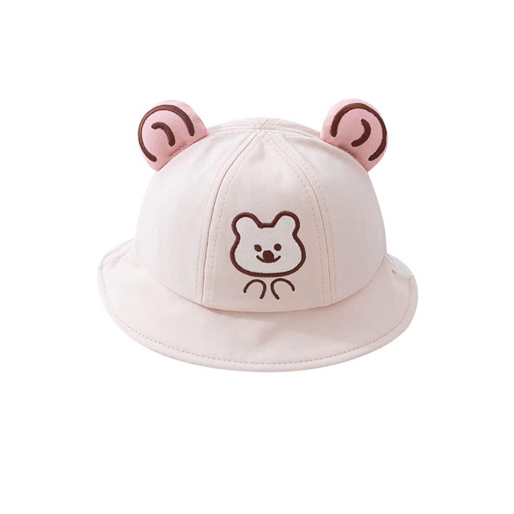 IMLECK UPF 50+ Baby Sun Hat - Cute Cartoon Animal Design Bucket Hat for Infants & Toddlers - Perfect for Beach, Pool, Outdoor Play & Summer Protection