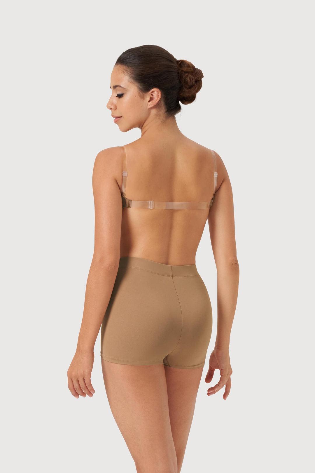 Bloch Women's Capella High Waist Dance Shorts - Comfortable Stretch Fabric for Ballet, Jazz, and Contemporary Dance Practice