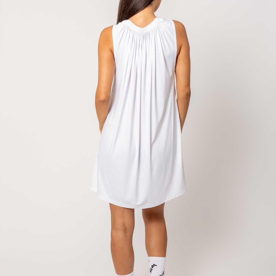Elegant Caroline Ruched Back Dress for Women - Perfect for Parties, Weddings & Special Occasions