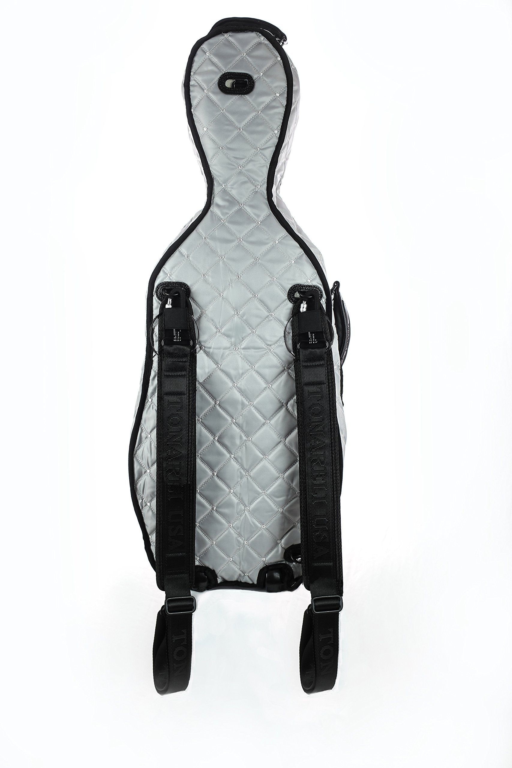 Premium Tonareli Viola Case Cover for VAF Shaped Fiberglass Cases - VACCS 1003 Silver | Durable Protection for Violas | Perfect for Musicians, Students & Travel