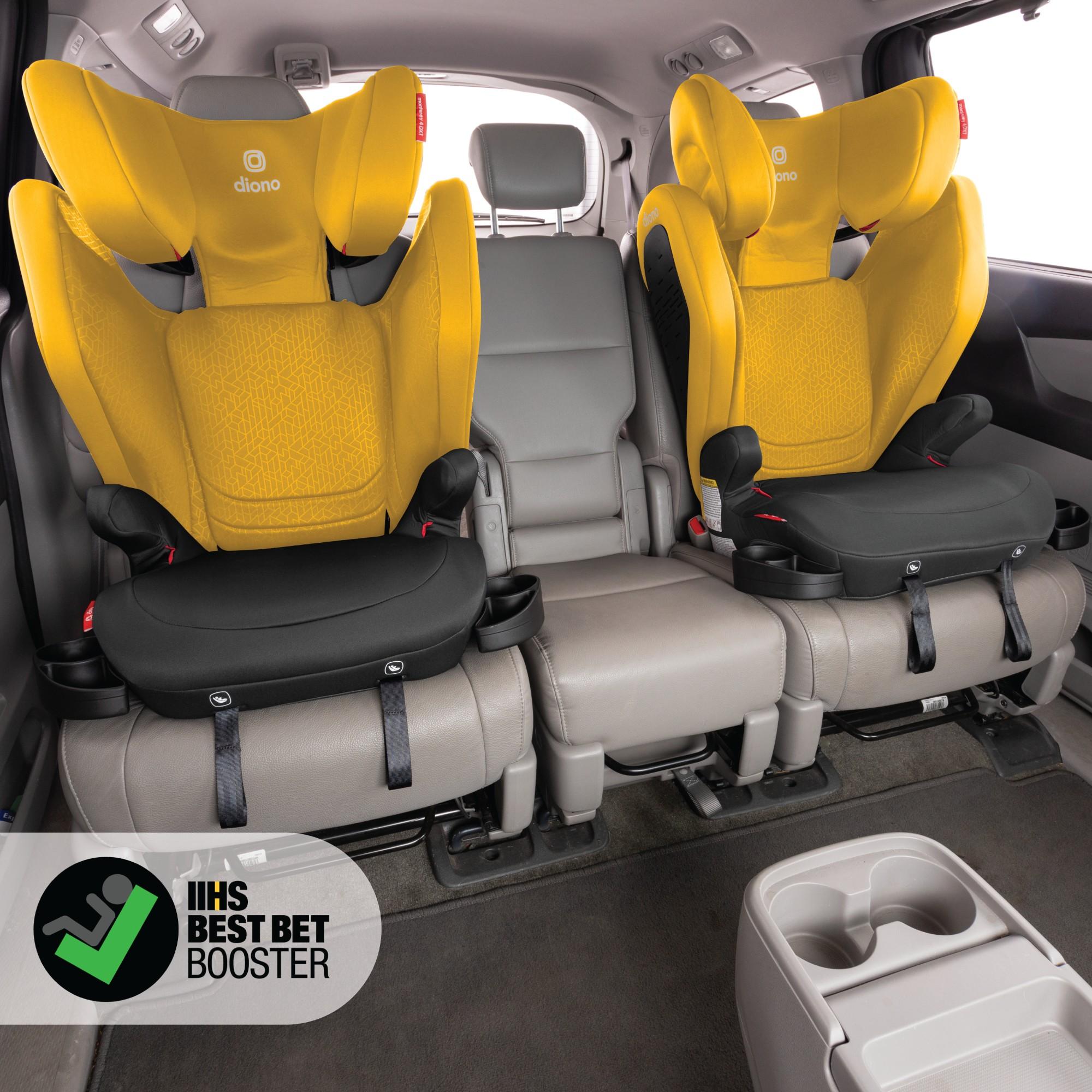 Diono Monterey 4DXT High Back Booster Car Seat for Kids - Safe & Comfortable Convertible Car Seat for Toddlers to Big Kids (5-120 lbs) - Perfect for Travel, School & Family Road Trips
