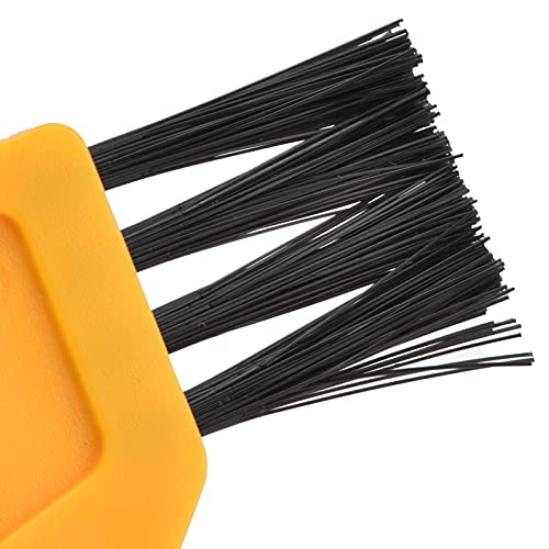 ABS Cleaning Brush for Vacuum Cleaner & Robot Sweeper - Compatible with Handheld Vacuums - Yellow Dust Brush - Perfect for Hard Floors, Carpets & Pet Hair Removal