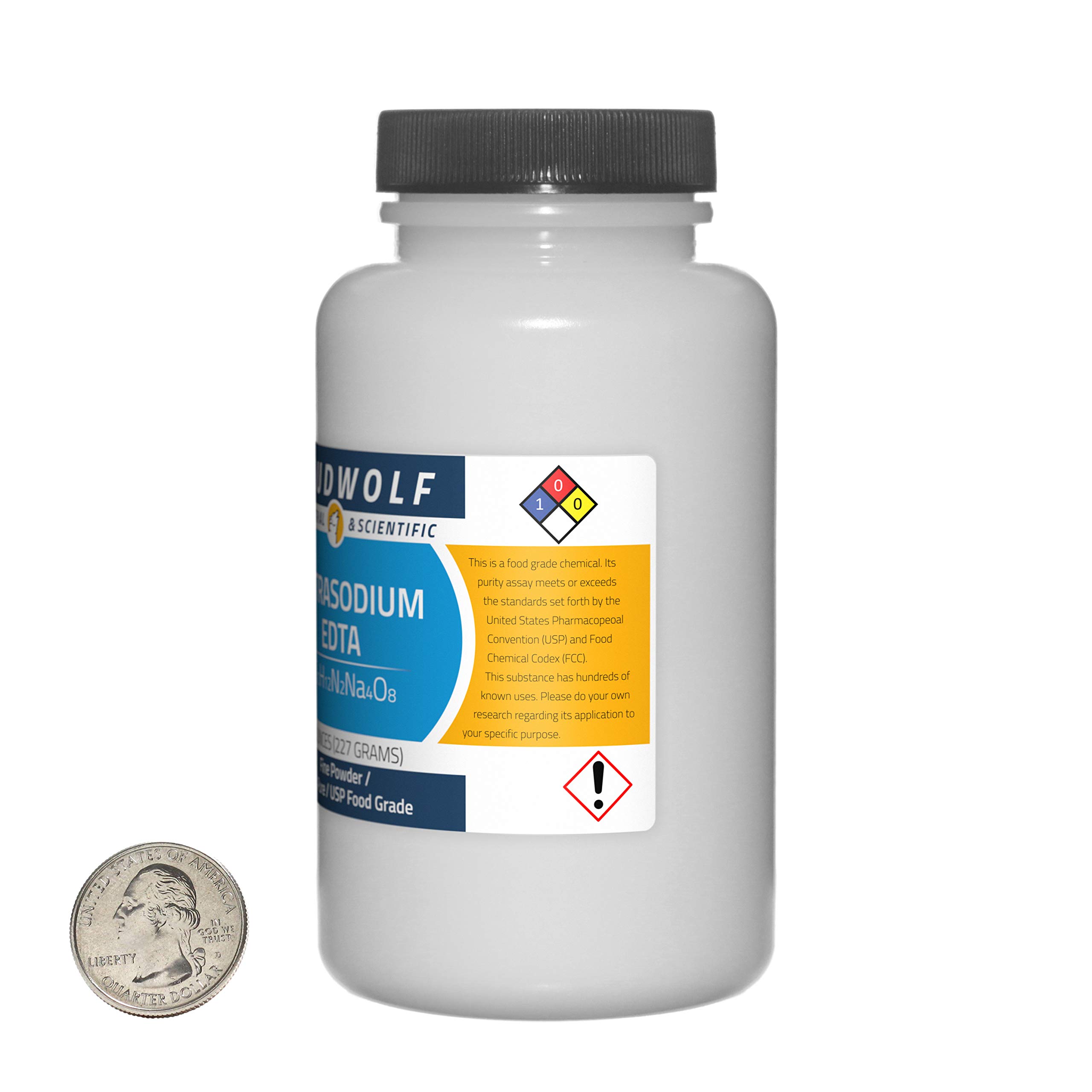 Tetrasodium EDTA 3 lbs (6 Bottles) - 99% Pure USP Food Grade Fine Powder for Cooking, Baking & Food Preservation
