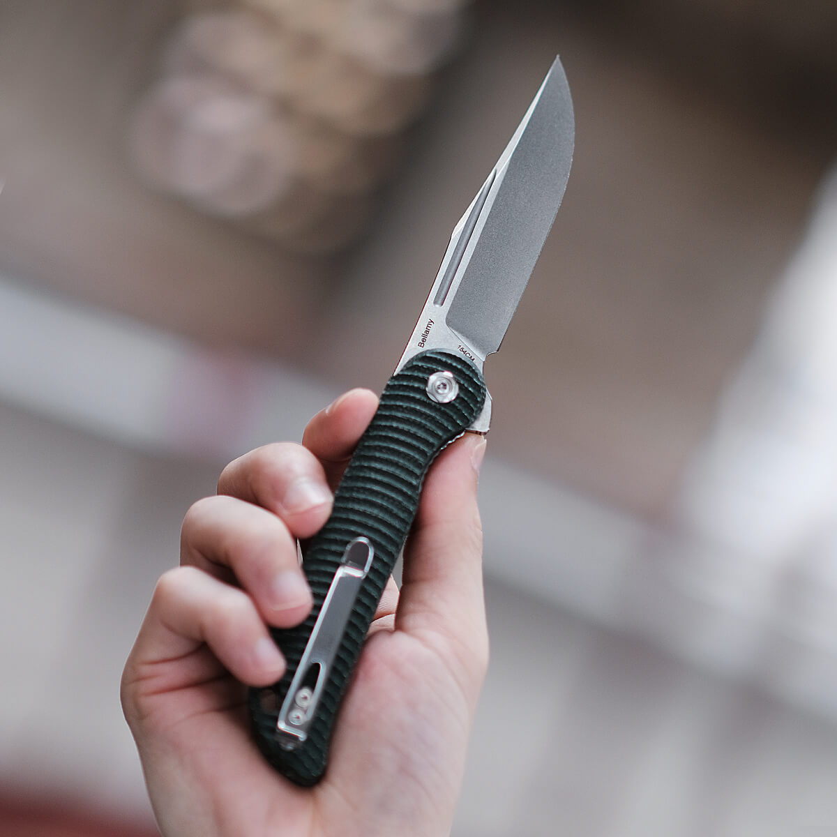 Bellamy Liner Lock Knife - 3.44