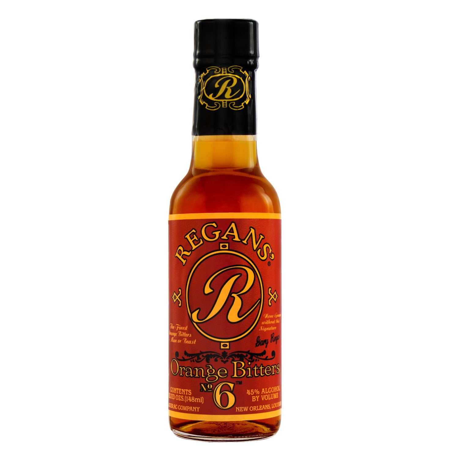 Regan's Orange Bitters No. 6 - 5 oz Premium Cocktail Bitters for Old Fashioned, Manhattan & Craft Cocktails | Bartender Essential for Home Mixology & Bar Use