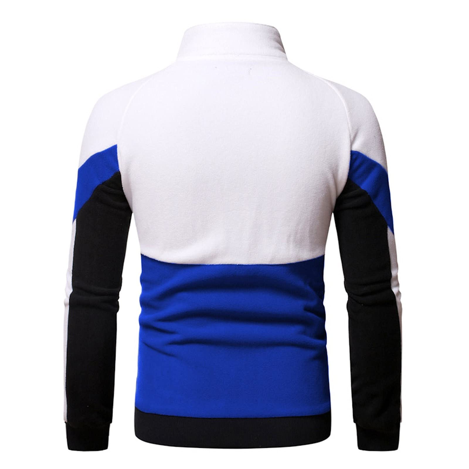 Men's Zipper Hoodie with Pockets - Casual Stand Collar Cardigan for Outdoor & Streetwear