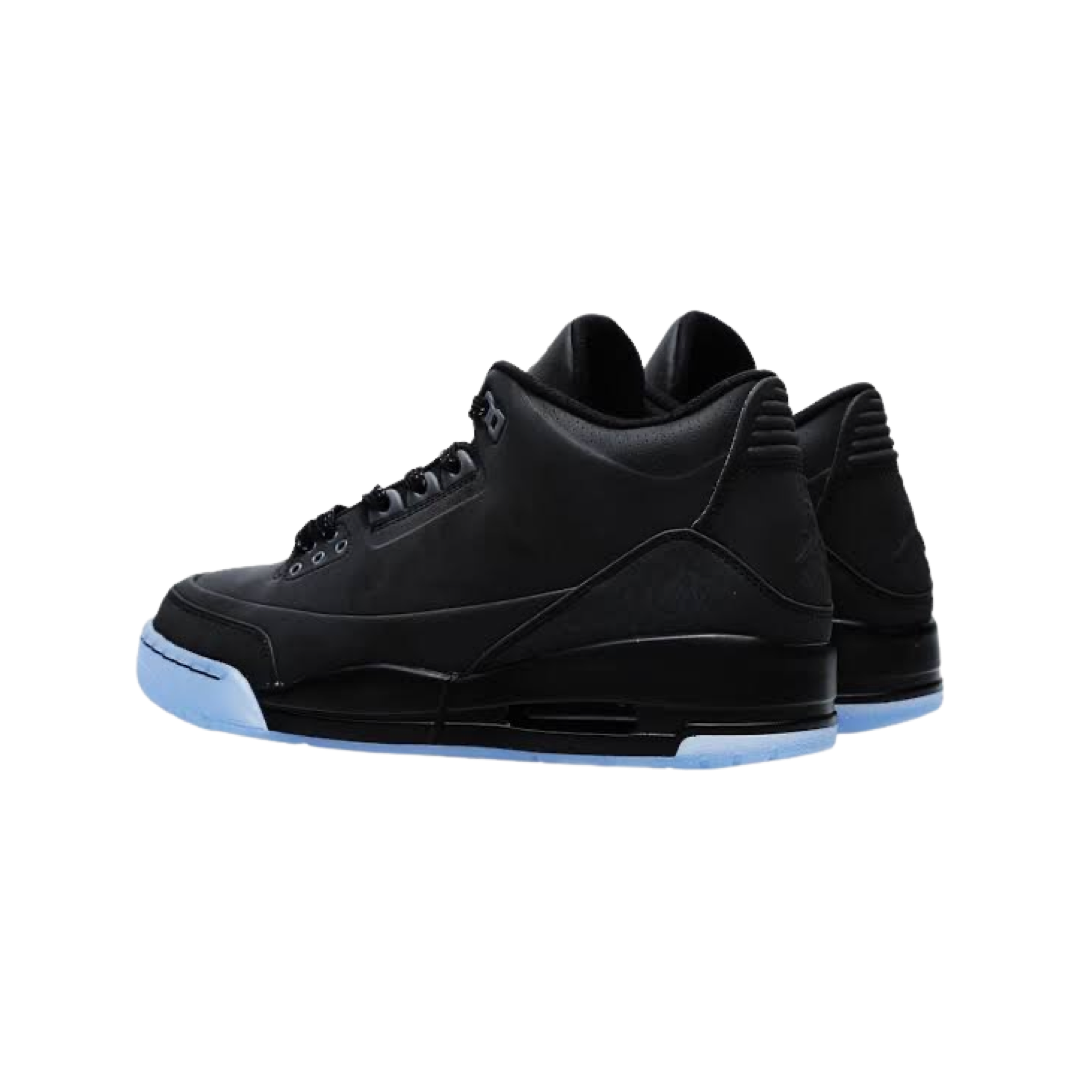 Air Jordan 3 5LAB3 Sneakers - Men's Black Basketball Shoes with Clear Sole for Streetwear & Court Performance