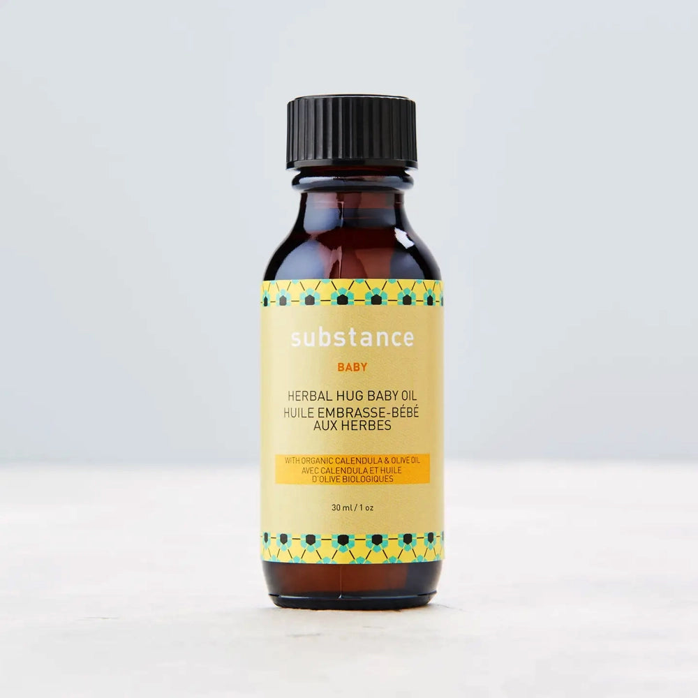 Organic Herbal Baby Massage Oil by Matter Company - Gentle & Soothing for Infant Skin Care, Perfect for Relaxation & Bonding Time