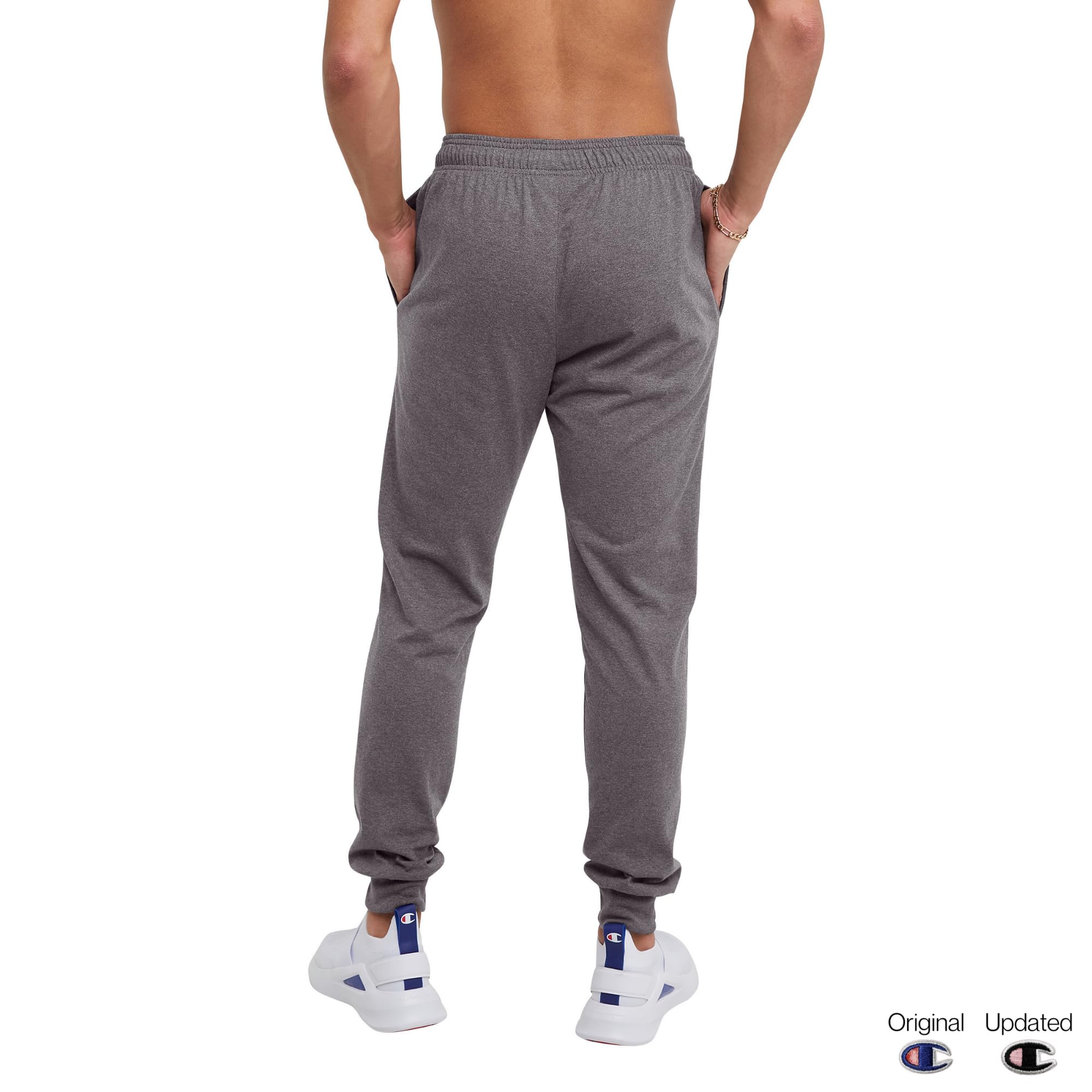 Champion Men's Jersey Jogger Sweatpants - Comfortable Athletic Casual Pants for Gym, Running & Lounge Wear