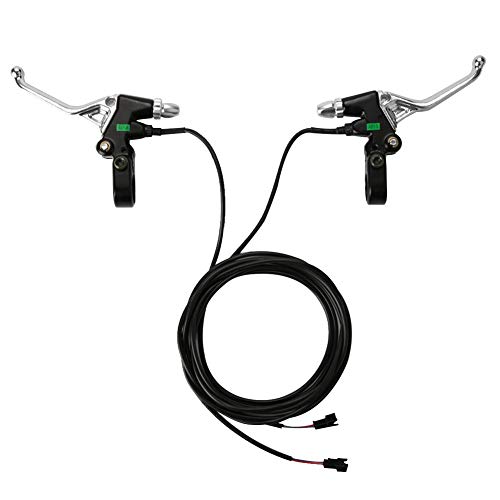 Premium Aluminum Alloy E-Bike Brake Levers - Waterproof Electric Bike Brake Handles & Grip Accessories for Mountain Bikes, Commuting & Off-Road Cycling