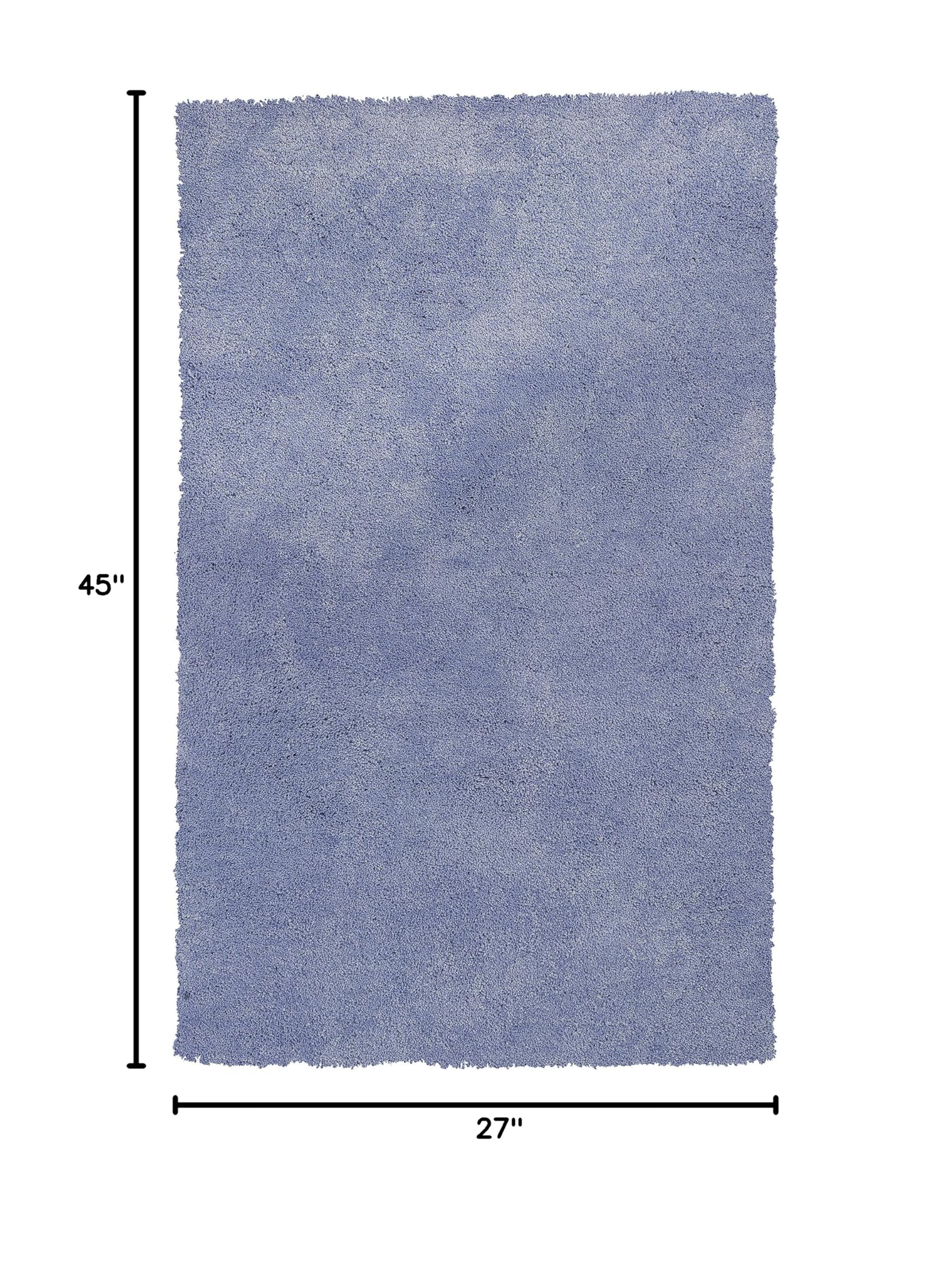 KAS Rugs 1573 Bliss Area Rug - 27x45 Inches Soft Purple Modern Rug for Living Room, Bedroom & Home Decor