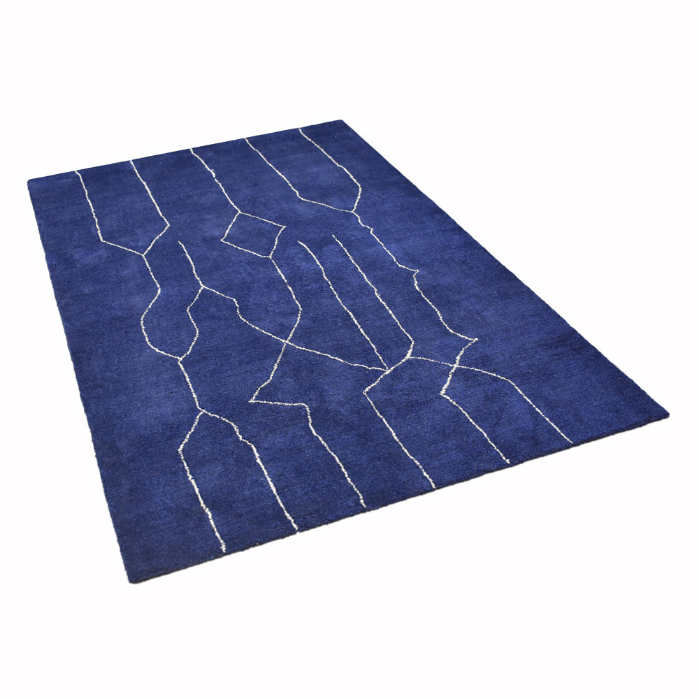 Handmade Euphoria Hand Knotted Rug - Premium Wool Area Rug for Living Room, Bedroom & Dining Room - Boho Chic Home Decor