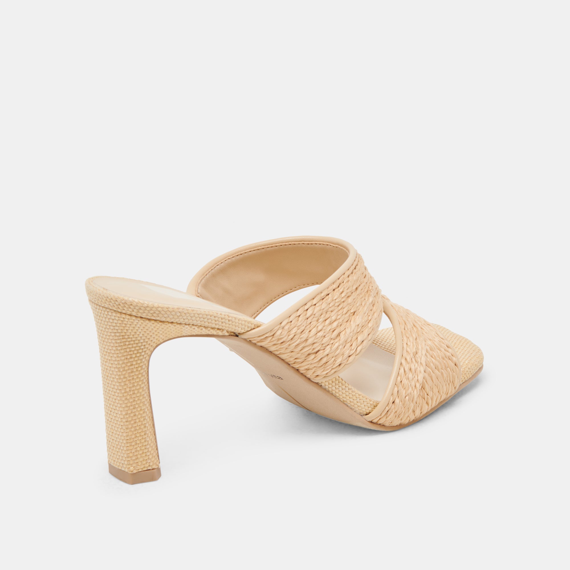 GITEL Women's Natural Raffia High Heels Sandals - Comfortable Summer Wedges for Beach, Party, and Casual Wear