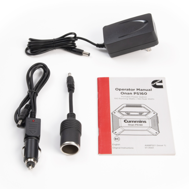 Cummins Onan A067W046 P160 100W/150W 155Wh Portable Power Station - Reliable Backup Power for Camping, Emergencies & Outdoor Adventures