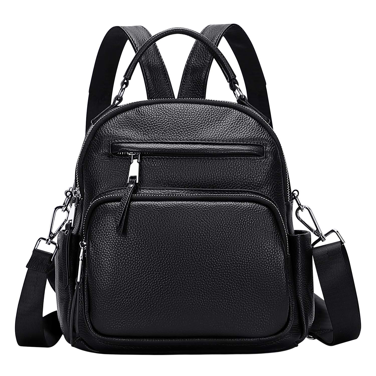 ALTOSY Genuine Leather Backpack for Women - Small Convertible Backpack Purse, 4-in-1 Shoulder Bag for Work, Travel & Daily Use | Durable & Stylish Ladies Handbag