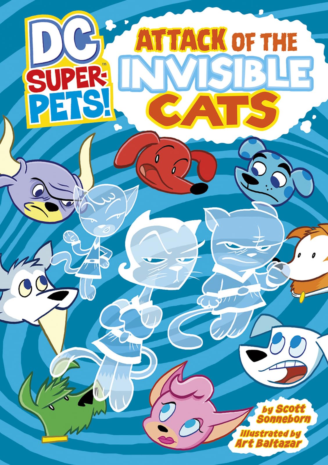 Attack of the Invisible Cats - DC Super-Pets Graphic Novel | Superhero Adventure Book for Kids | Perfect for Young Readers & Comic Book Fans