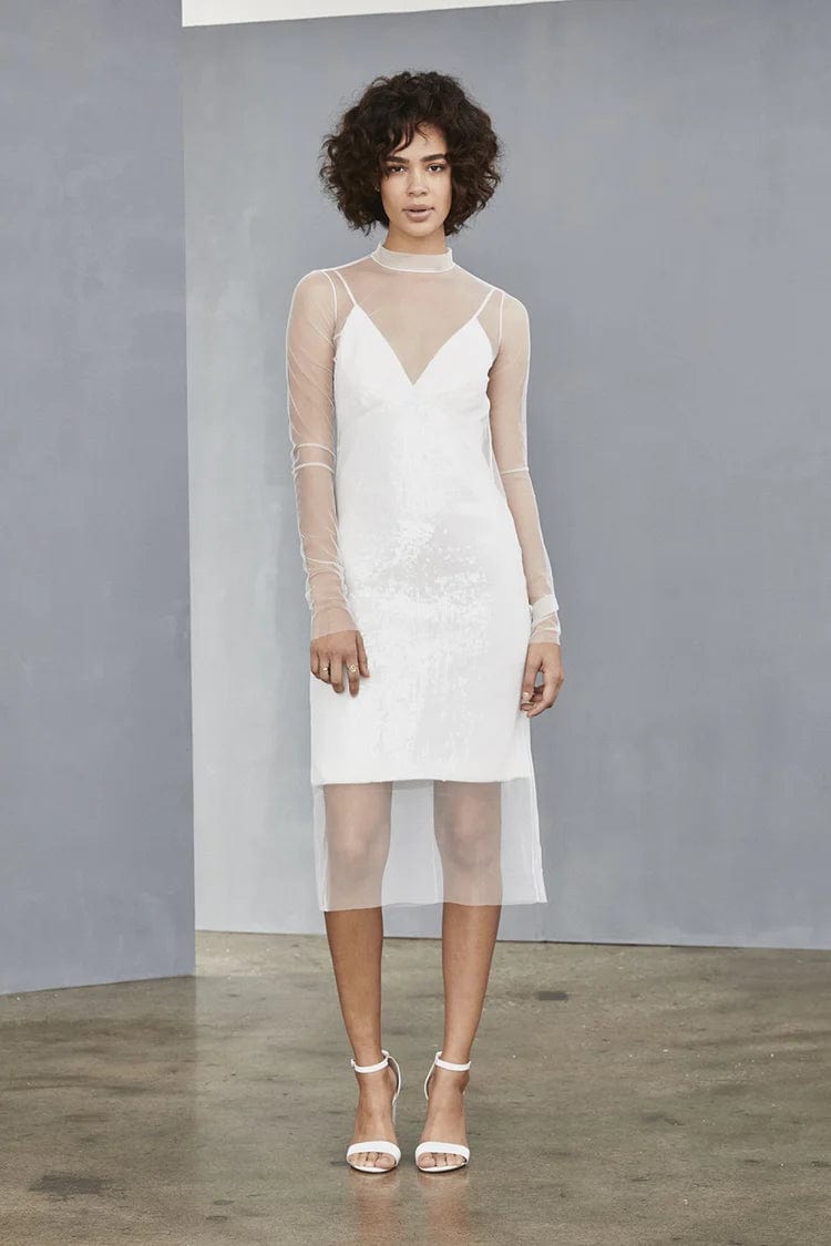 Amsale LW131 Elegant Wedding Dress - Size 10 | Perfect for Bridal Ceremonies, Formal Events & Special Occasions