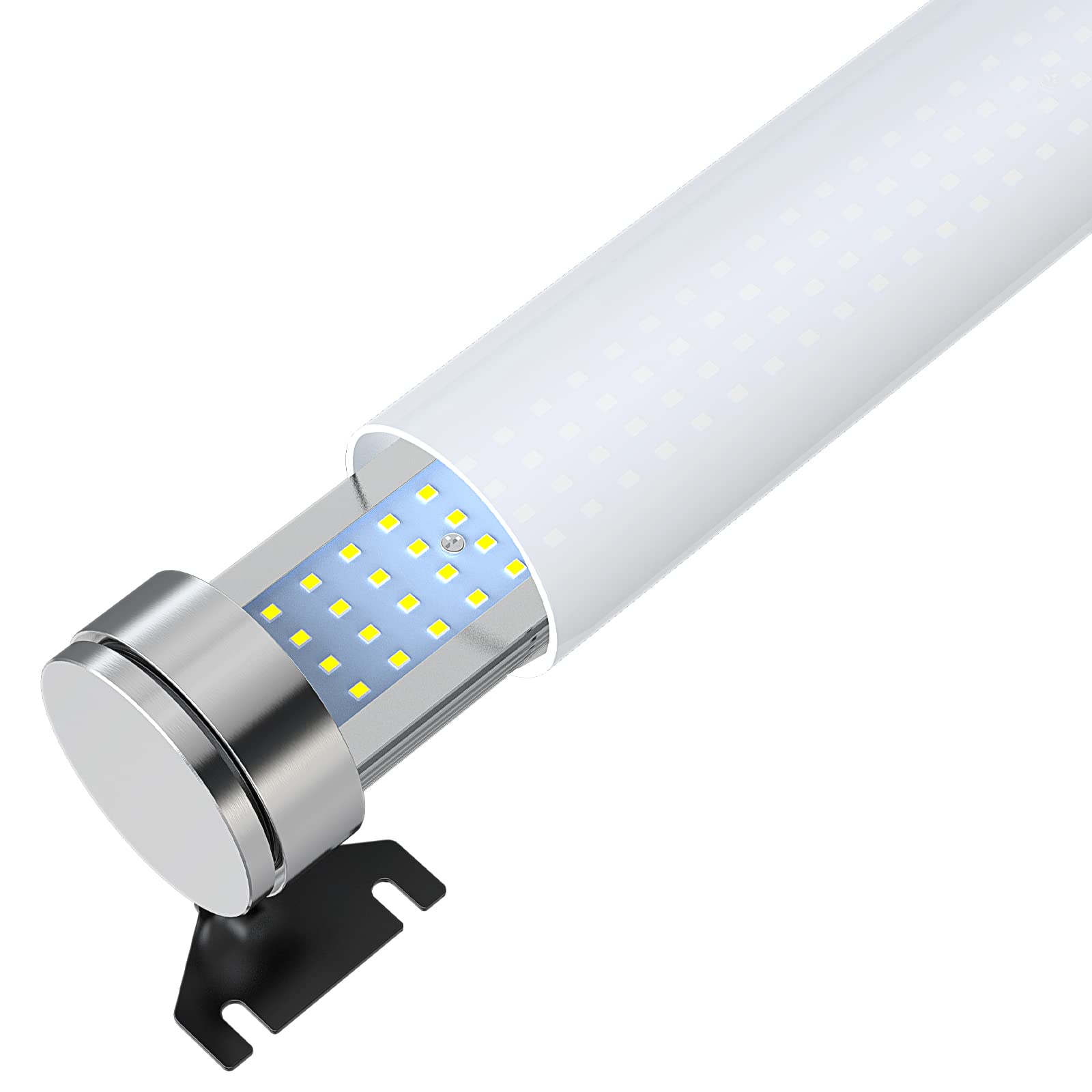 40W LED Machine Light Explosion Proof IP68 Waterproof 120V White CNC Tube Light for Industrial Workshops, Factories, and Metalworking Equipment