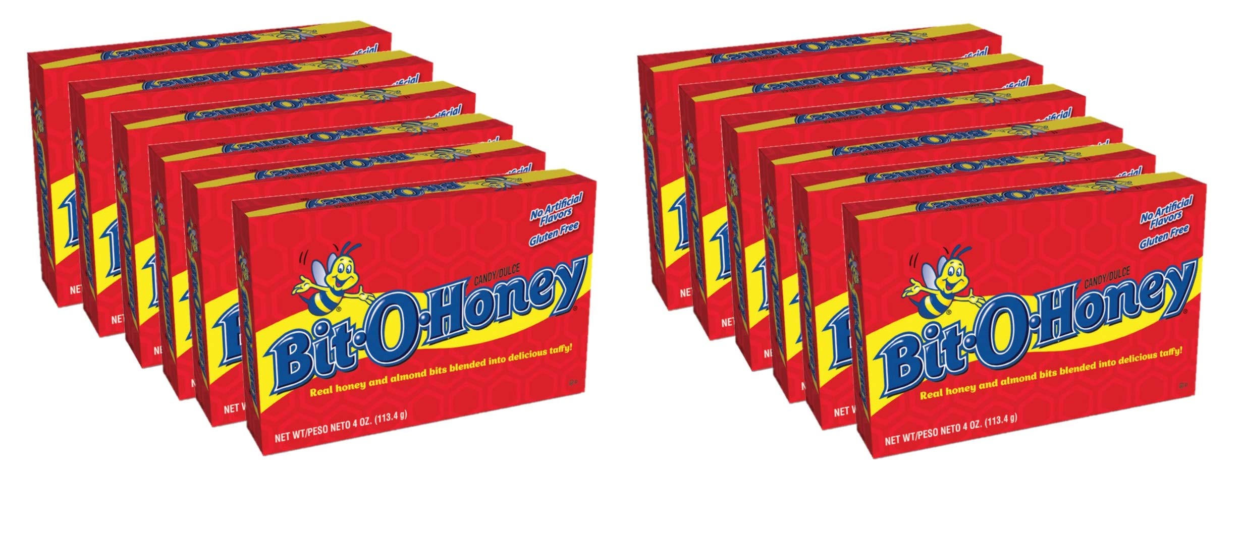 Bit O Honey Candy - 12 Pack (4 Oz Each) | Classic Honey Almond Toffee | Perfect for Parties, Gifts & Snacking