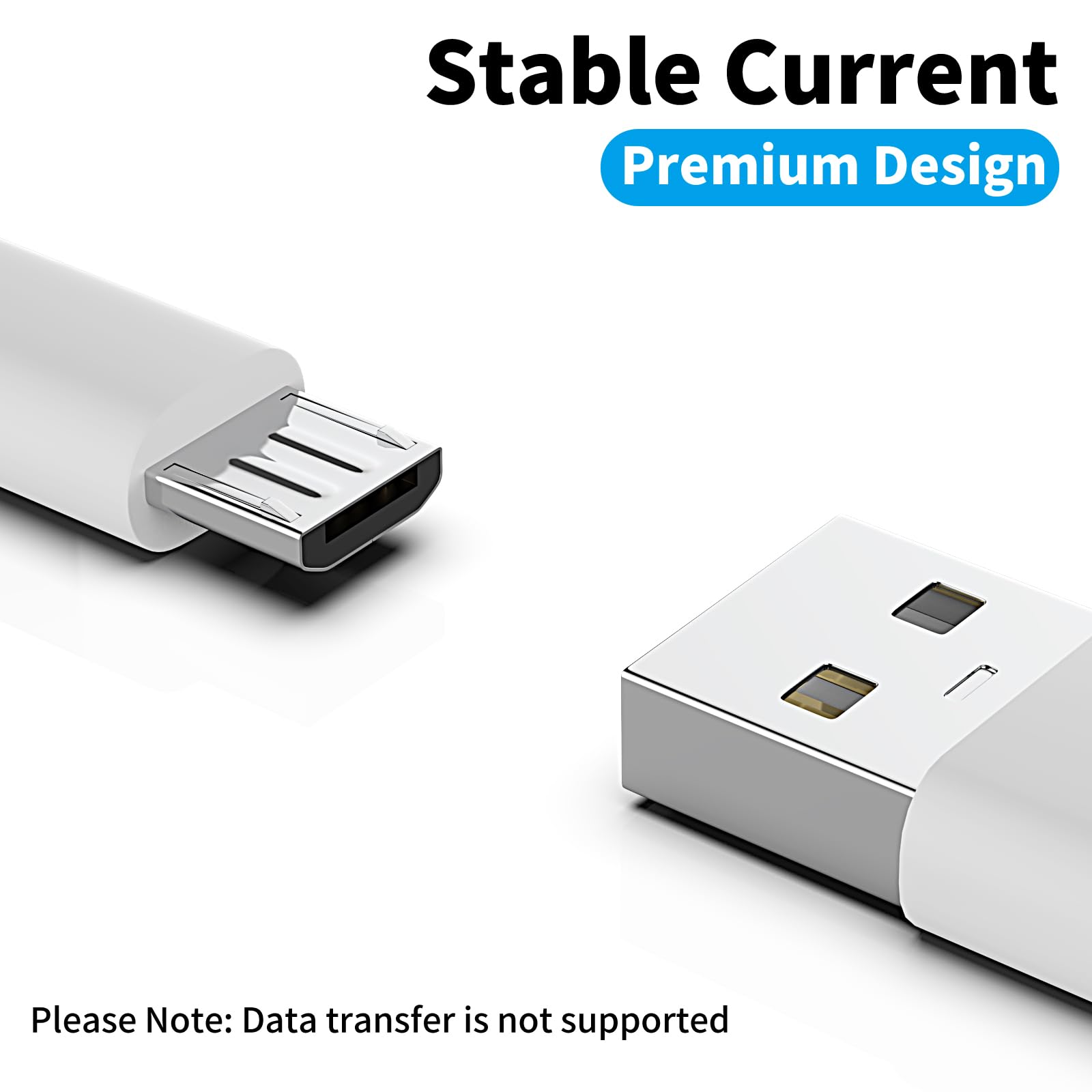 ACOCOBUY 5M Micro USB Charging Cable for Mi 360° Home Security Camera 2K Pro, Mi Smart Camera C300 - Durable White USB to Micro USB Cord for Security Cameras | Indoor & Outdoor Surveillance Power Supply
