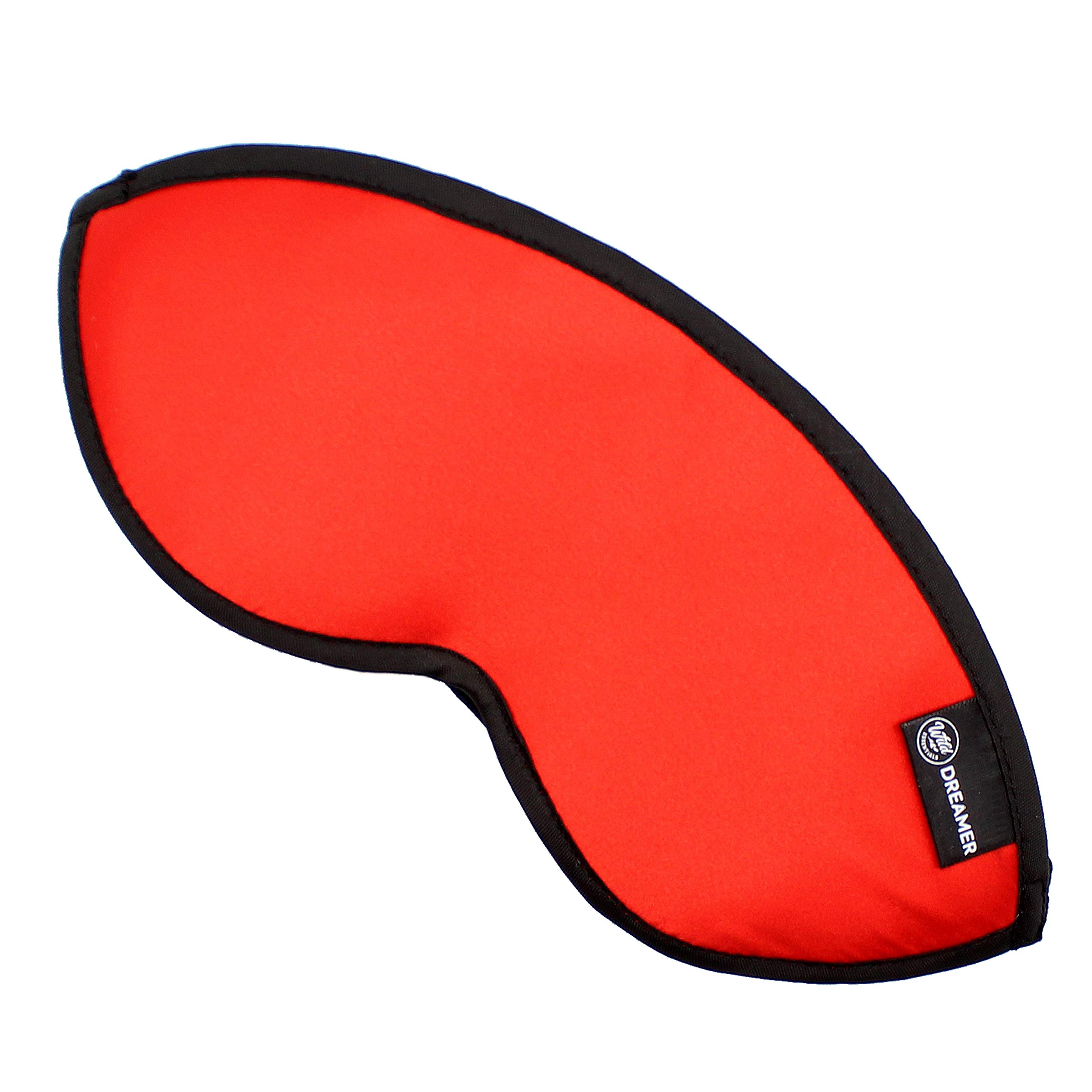 Wild Essentials Dreamer Sleep Masks (Sunset Red) - 100% Blackout Eye Mask for Sleeping, Travel & Meditation - Soft Comfortable & Adjustable for Side Sleepers - Perfect for Night Shift, Jet Lag & Light Sensitivity Relief