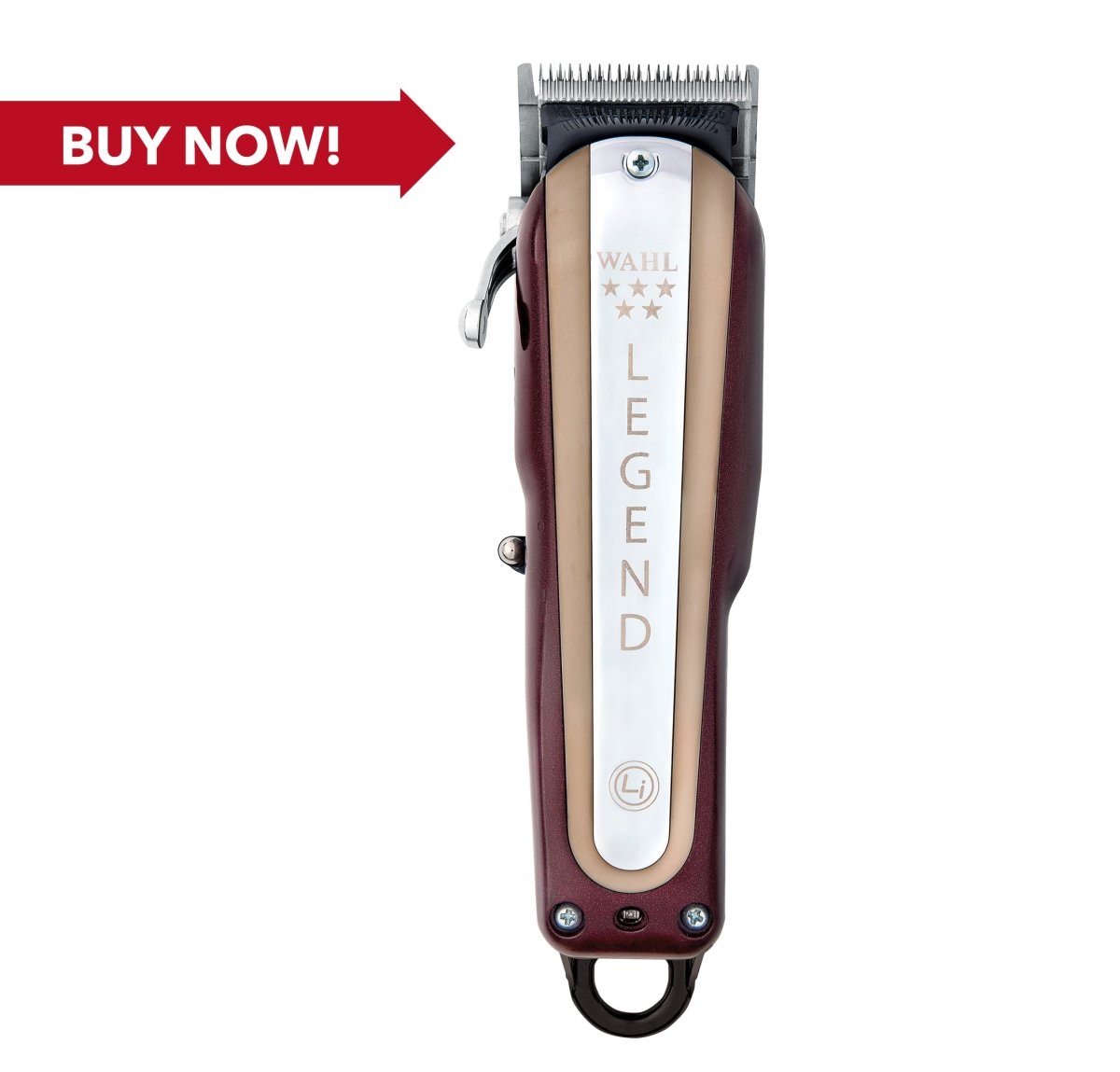 5 STAR Cordless Hair Clipper for Men - Professional Rechargeable Trimmer with Stainless Steel Blades - Perfect for Home Haircuts, Beard Trimming & Grooming