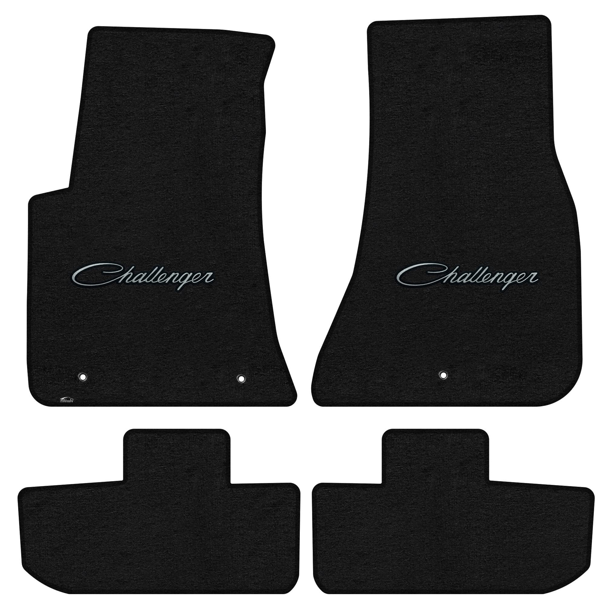 Premium Custom-Fit Carpet Floor Mats for Dodge Challenger RWD 2011-2023 - Luxury Car Floor Liners (4-Piece Set, Charcoal) - Perfect for All-Weather Protection & Enhanced Interior Style