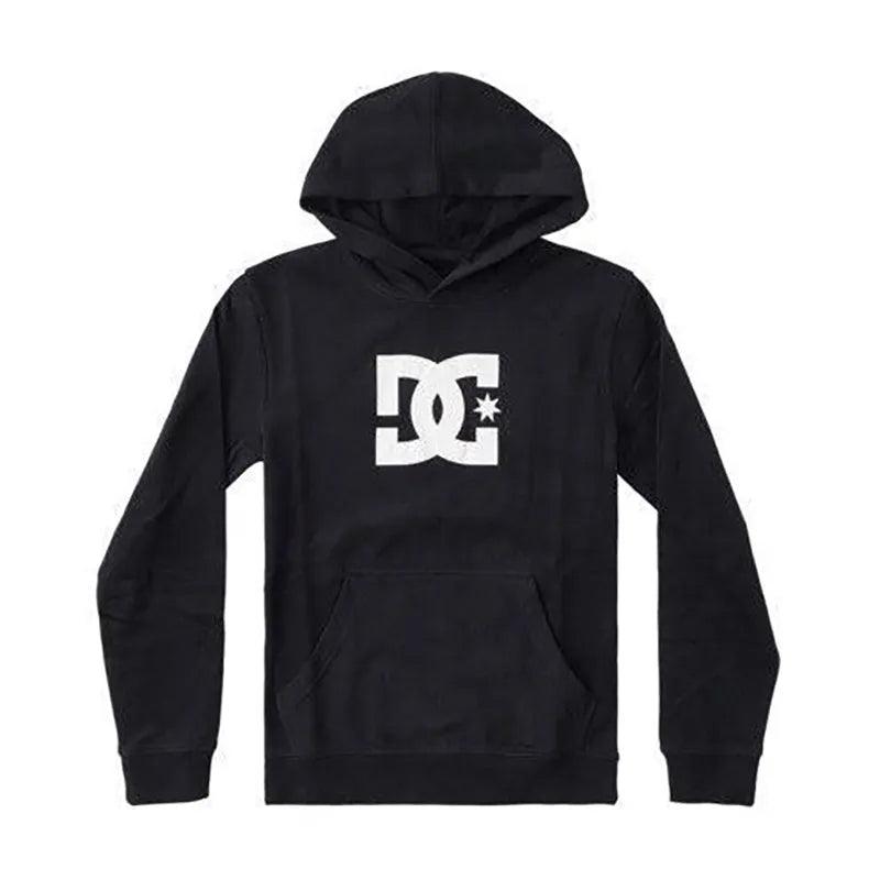 DC Star Kids' Black Hoodie - Warm & Stylish Pullover for Boys & Girls - Perfect for School, Playdates & Outdoor Adventures