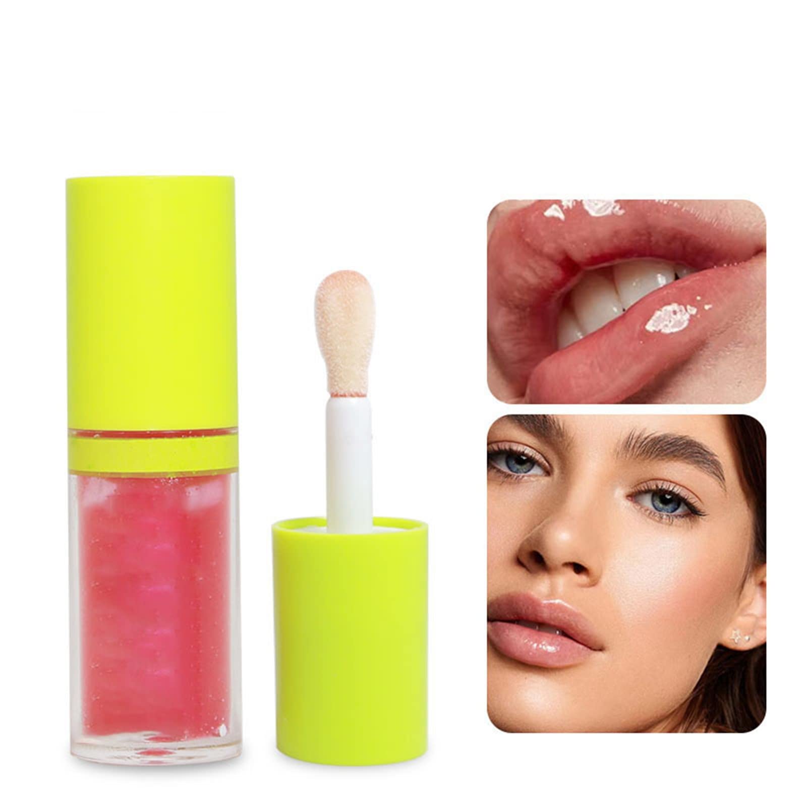 Oh My Gloss Lip Oil - Hydrating & Plumping 3ml Lip Treatment for Dry Lips | Moisturizes, Lightens Lip Lines & Enhances Natural Lip Color | Transparent Lip Gloss for Women | Perfect for Daily Use, Night Care & Makeup Prep