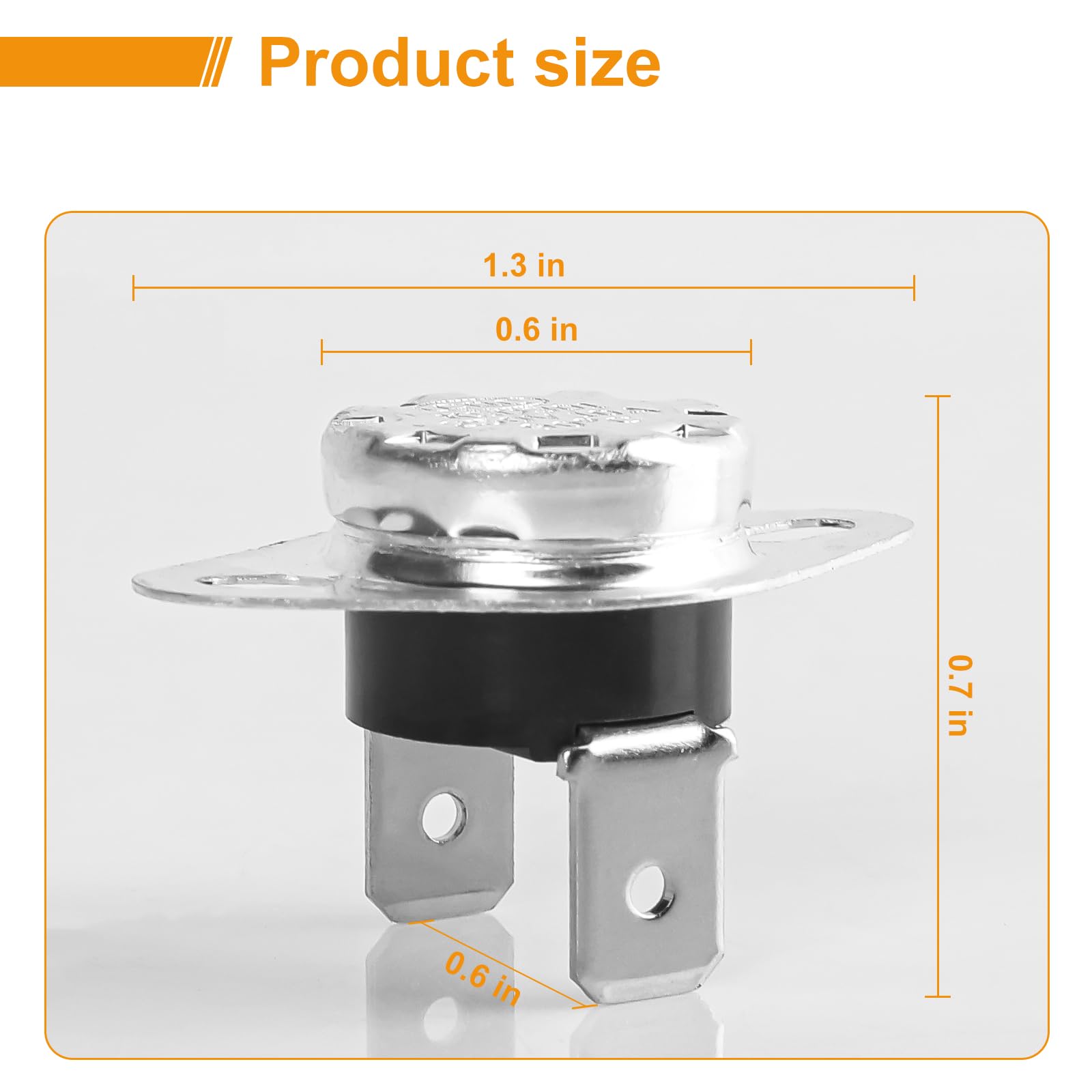 Atwood Dometic RV Furnace Limit Switch Replacement 190℉ High Temperature Safety Switch (2-Pack) - Compatible with RV Furnaces for Overheat Protection