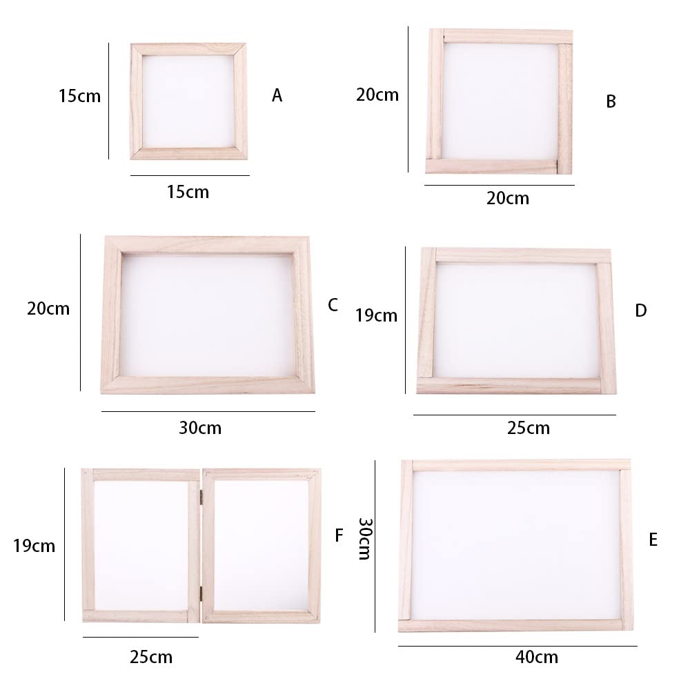 **Handmade Wooden Paper Making Screen - DIY Recycled Paper Craft Kit for Scrapbooking, Card Making & Art Projects (Vintage Style Frame & Mould)**