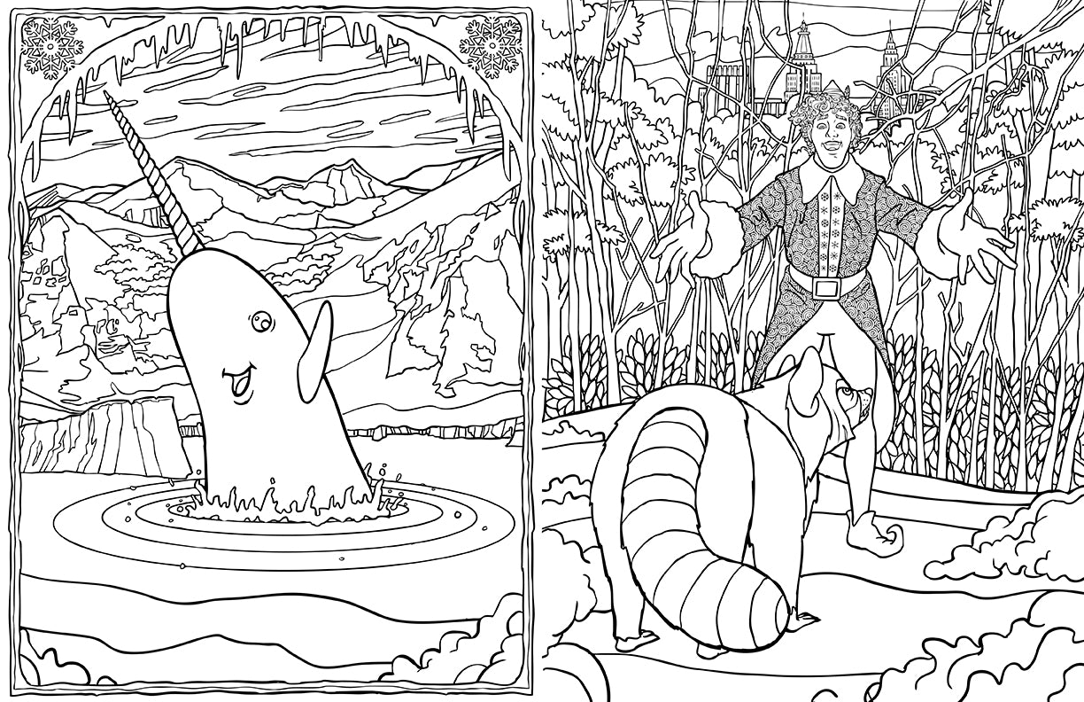 Elf: The Official Coloring Book for Kids & Adults - Fun Holiday Activity for Christmas & Winter Season