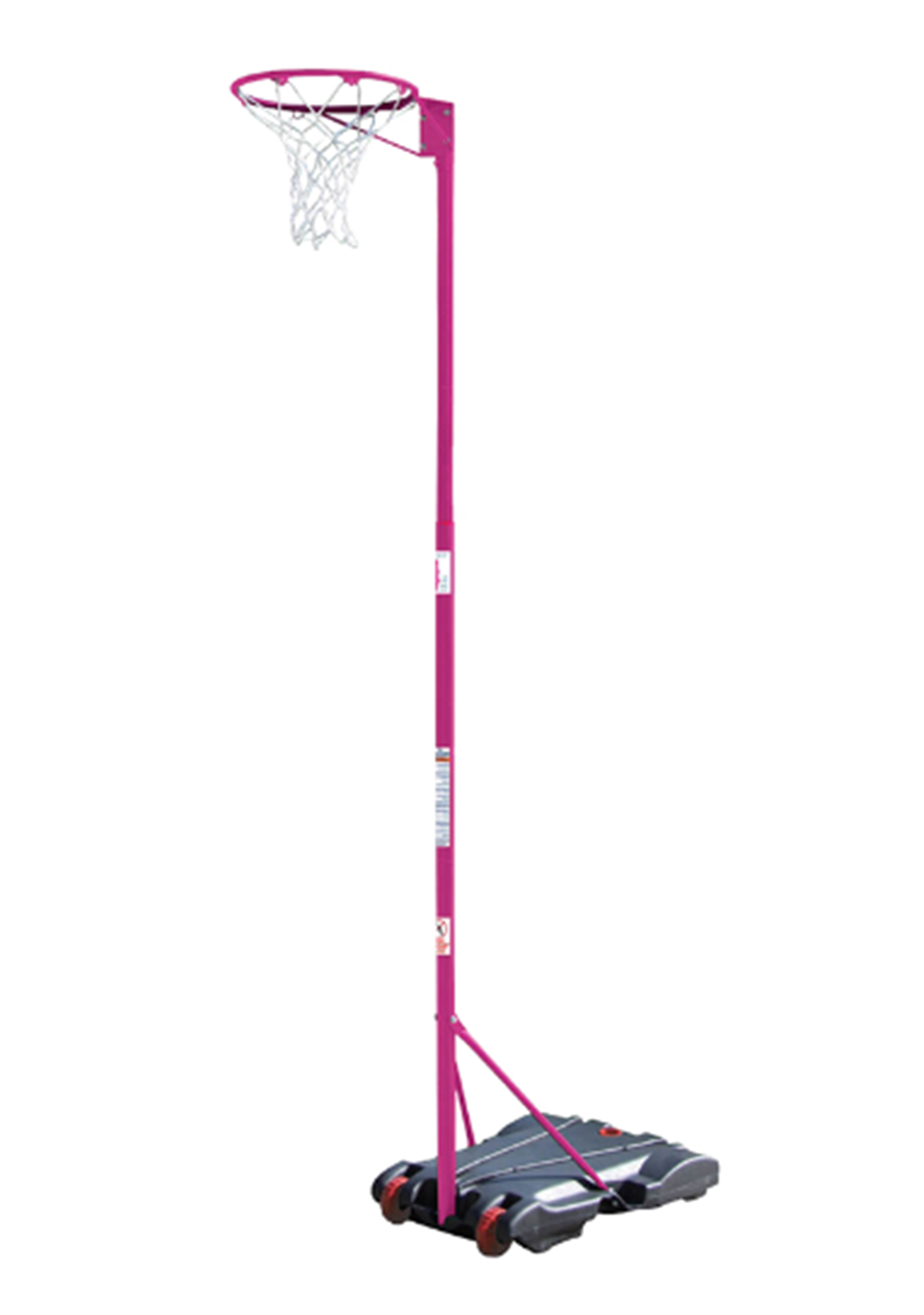 Alliance Netball Stand - Pink | Portable & Adjustable Netball Goal for Outdoor Sports | Perfect for Backyard, School, and Team Practice