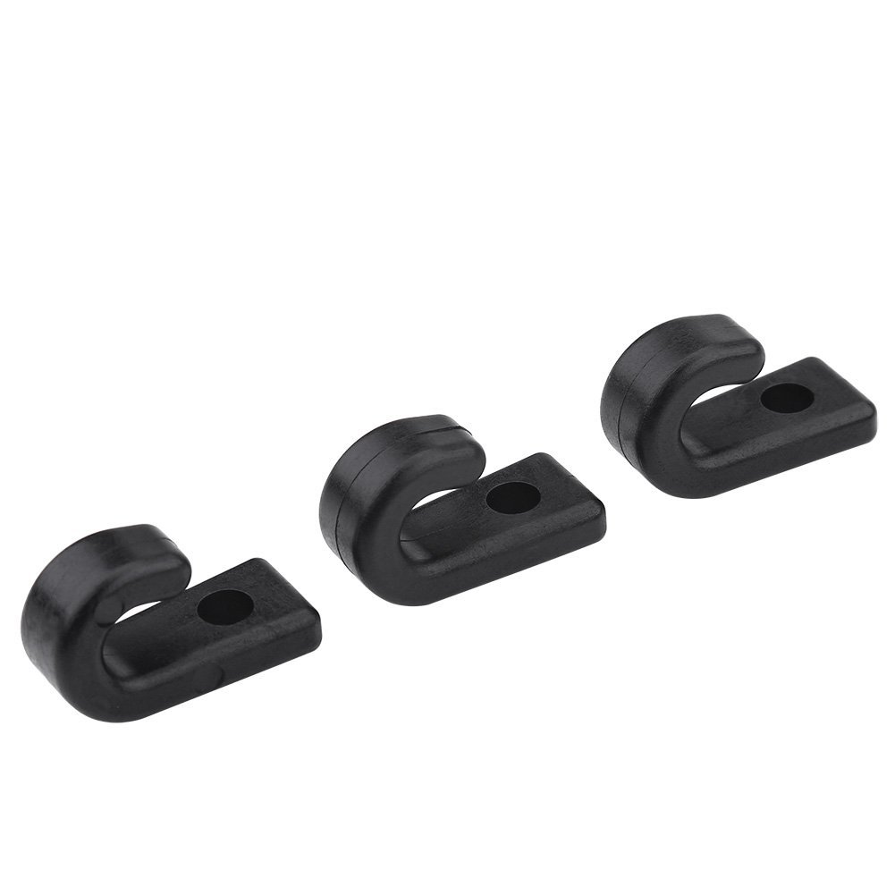 25pcs Kayak J Hooks - Heavy Duty Nylon Lashing Hooks for Canoe & Boat Repair, Kayak Bungee Tie Down Hooks - Perfect for Kayak Fishing Accessories and Watercraft Storage (Ideal for Garage, Dock, and Outdoor Use)