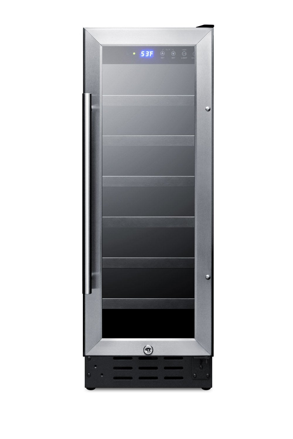 SUMMIT 12 Inch Built-In Wine Cooler Refrigerator (SWC1224B) - Perfect for Home Bars, Kitchens & Wine Cellars