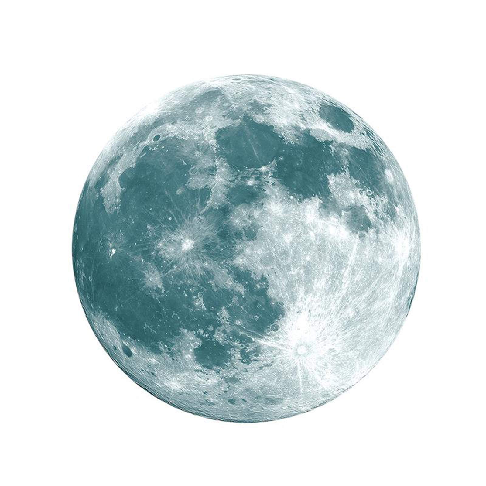 ALINKER Glow in The Dark Moon Wall Stickers - Luminous Decals for Kids Room Decor, Nursery, Bedroom (Green) | Perfect for Night Lights, Space-Themed Parties & DIY Wall Art