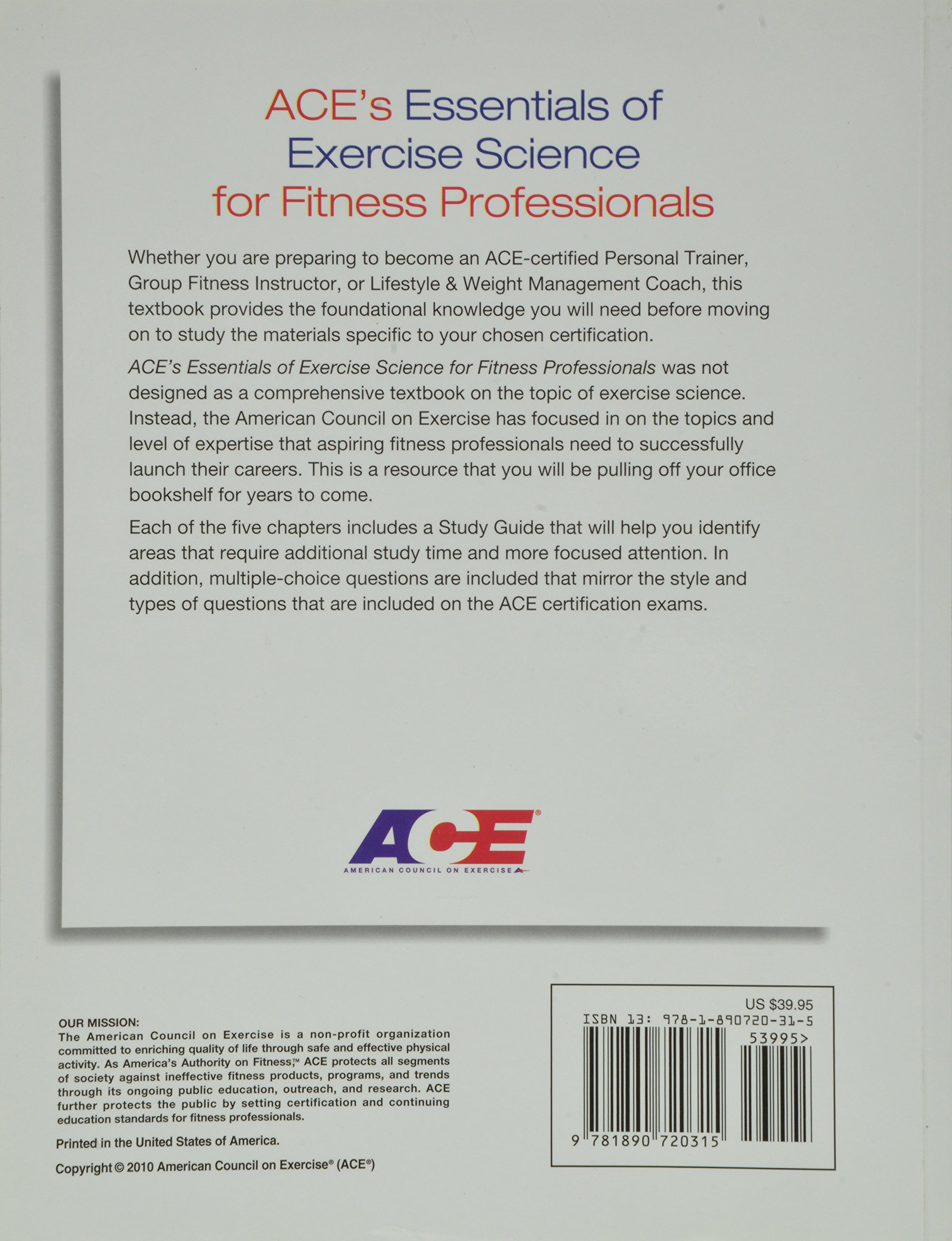 Essentials of Exercise Science Textbook - Fitness Training Guide for Coaches & Athletes | Workout, Sports Performance & Health Education