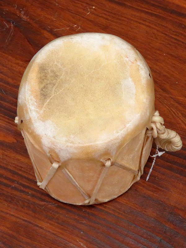 Authentic Native American Handmade Cowhide Wooden Drum - Traditional Powwow Drum for Ceremonies, Music & Home Decor